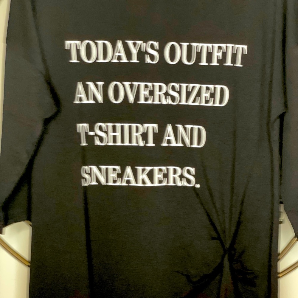 Today’s Outfit Oversized T-Shirt Dress